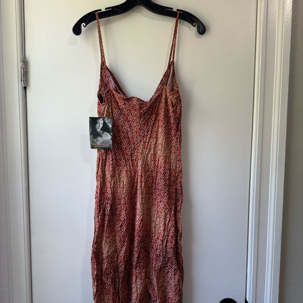 Vintage Rampage Clothing Company Rayon High Low Cottage core Dress Size 13 - Picture 6 of 11